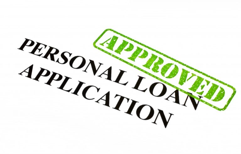 approved personal loan application document
